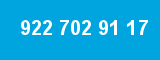 922 702 91 17 922 702 91 17
